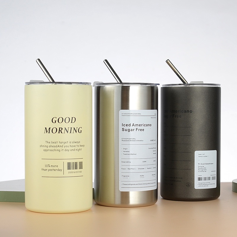 [50] Ly Giữ Nhiệt Inox Hình Trụ 600ml