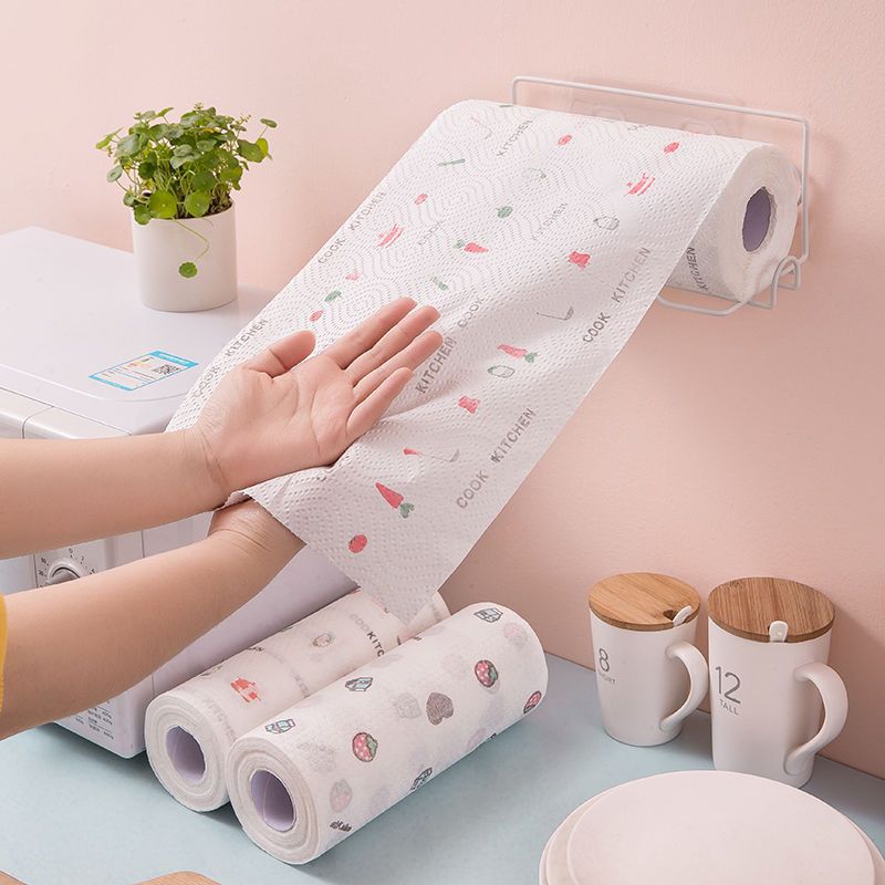[140] Cuộn Giấy Lau Bếp TRẮNG - Loại Dài 25cm