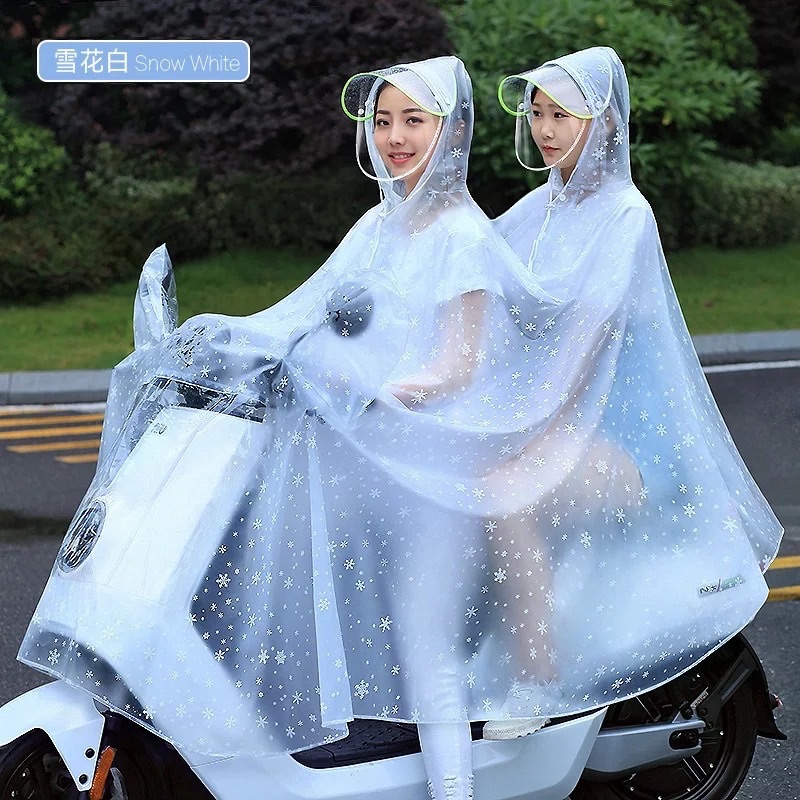 [100] Áo Mưa Bông Tuyết FA24 - 2 Đầu