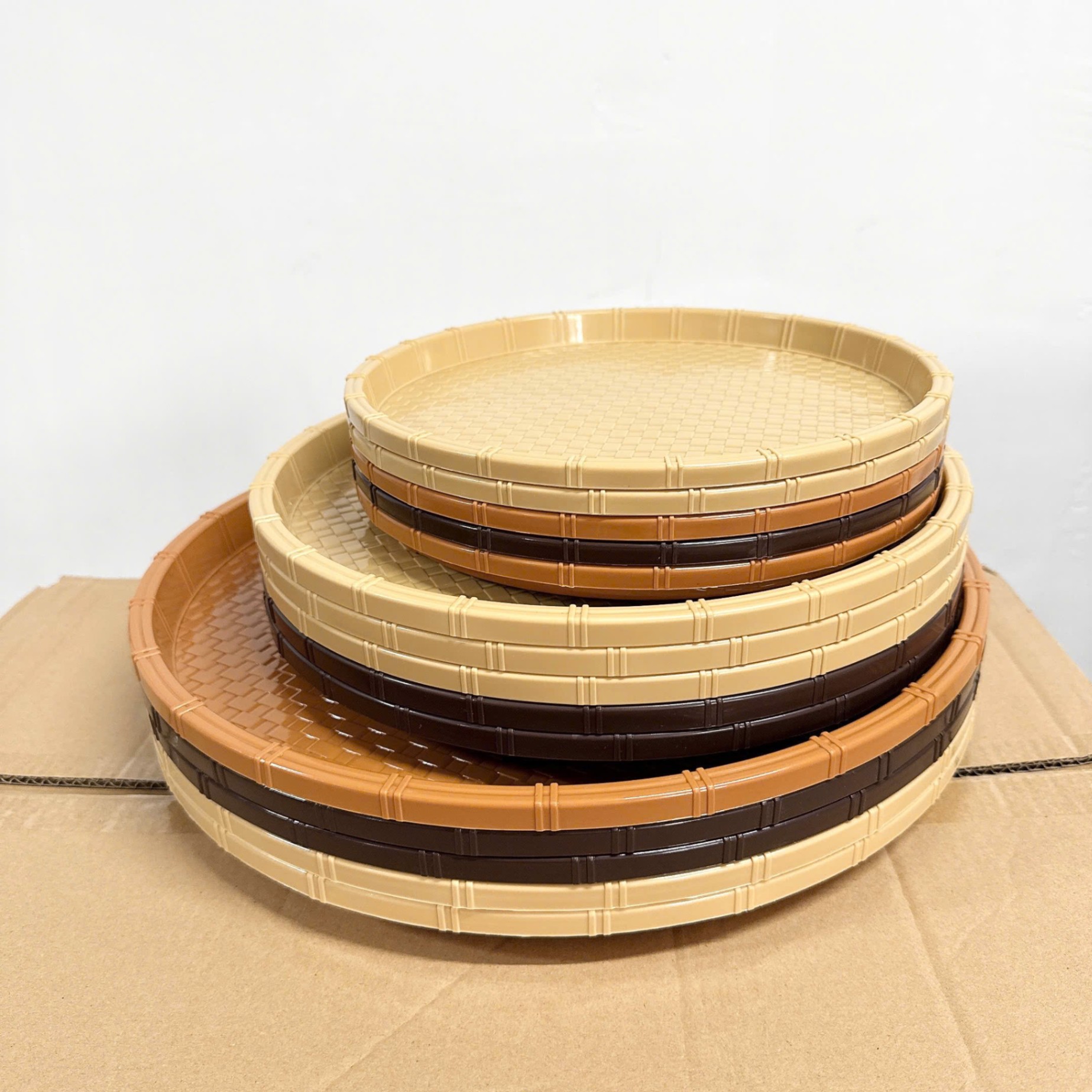 [30] Khay tròn mây 4T2 5728 (42cm)