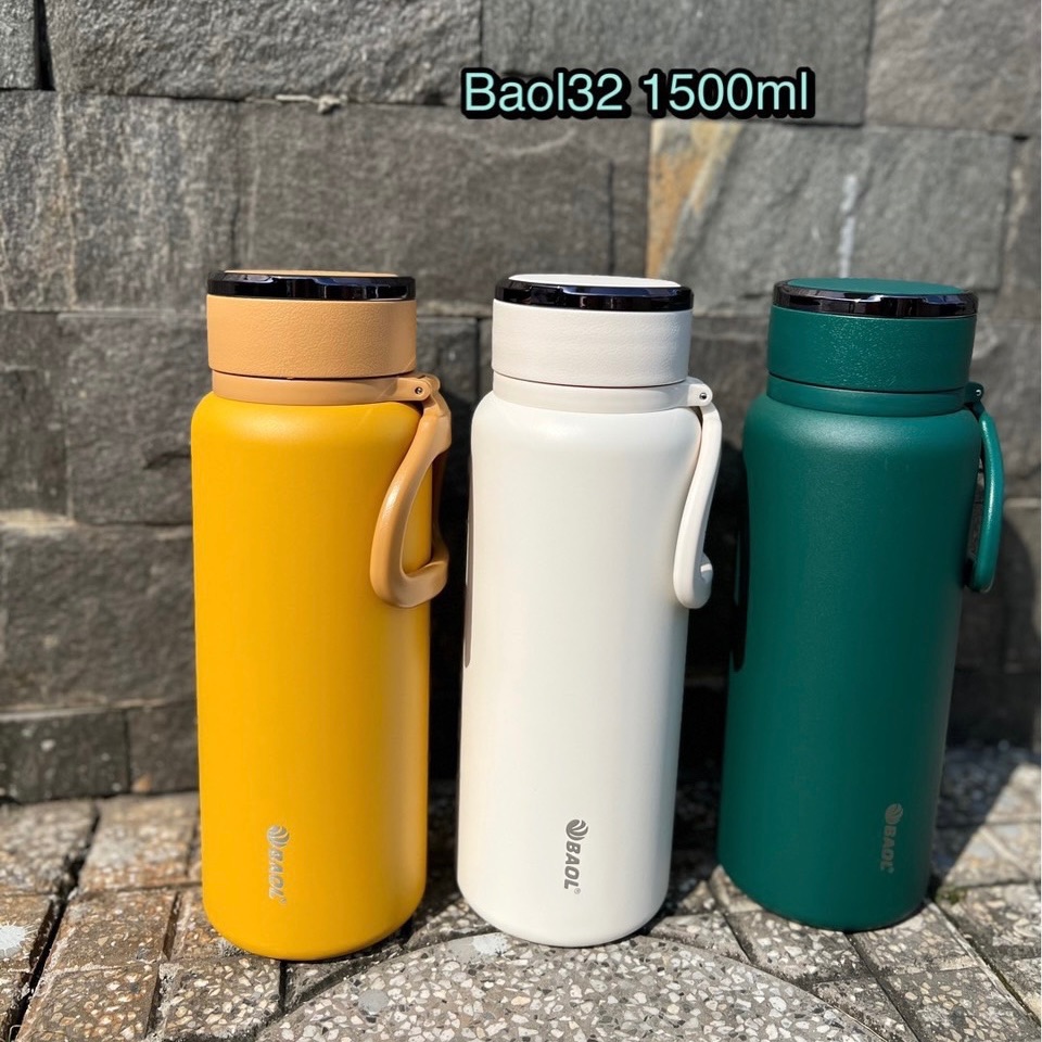[30] Bình Giữ Nhiệt BAOL L32-1500ML - Đen