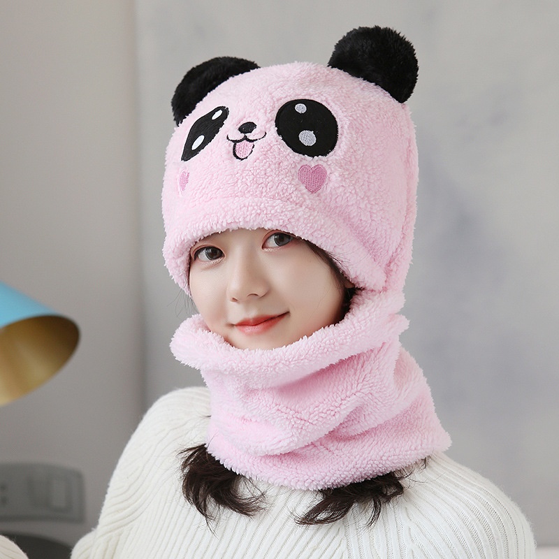 [TEX] Mũ Len Trùm Đầu Gấu Trúc