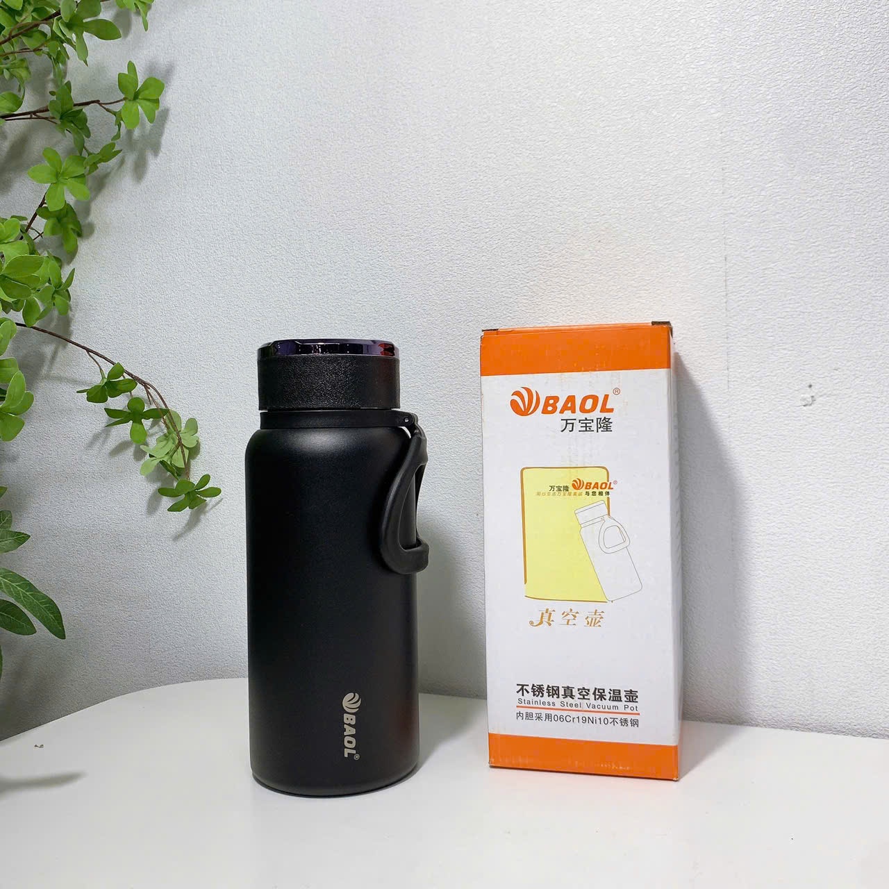 [30] Bình Giữ Nhiệt BAOL L32-1280ML - Đen