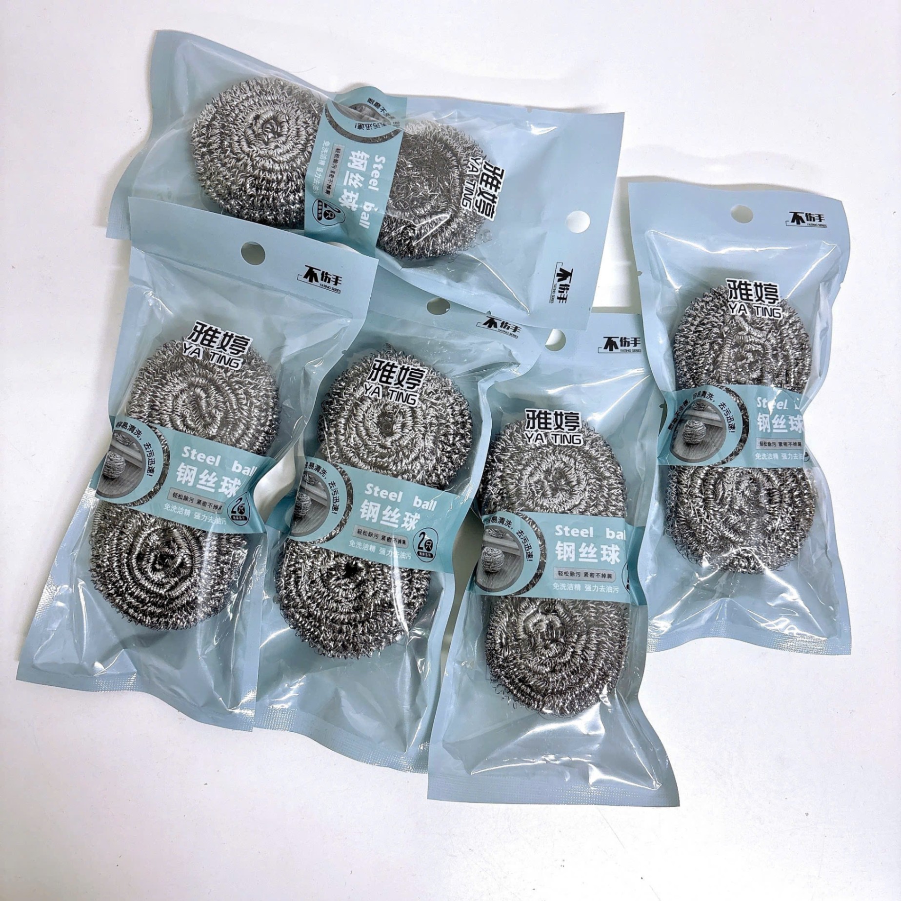 [300] Set 2 Miếng Cọ Sắt Chà Xoong
