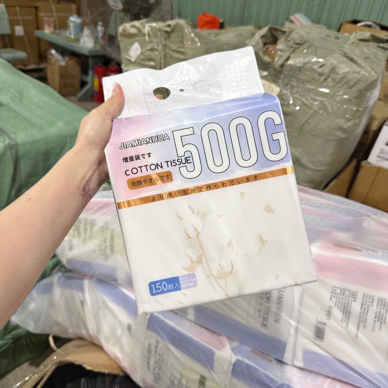 [54] Khăn Rút Cotton Treo Tường 150 Miếng