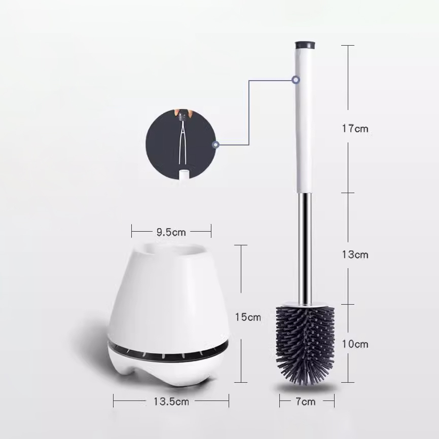 [TOI|27] Cọ Toilet Silicon Gosi X1 (Để Sàn)