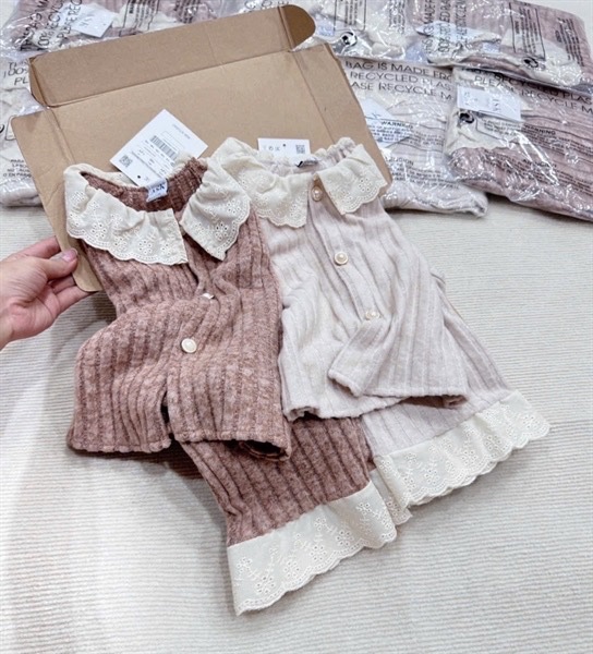 Set 2b tăm lông cổ ren