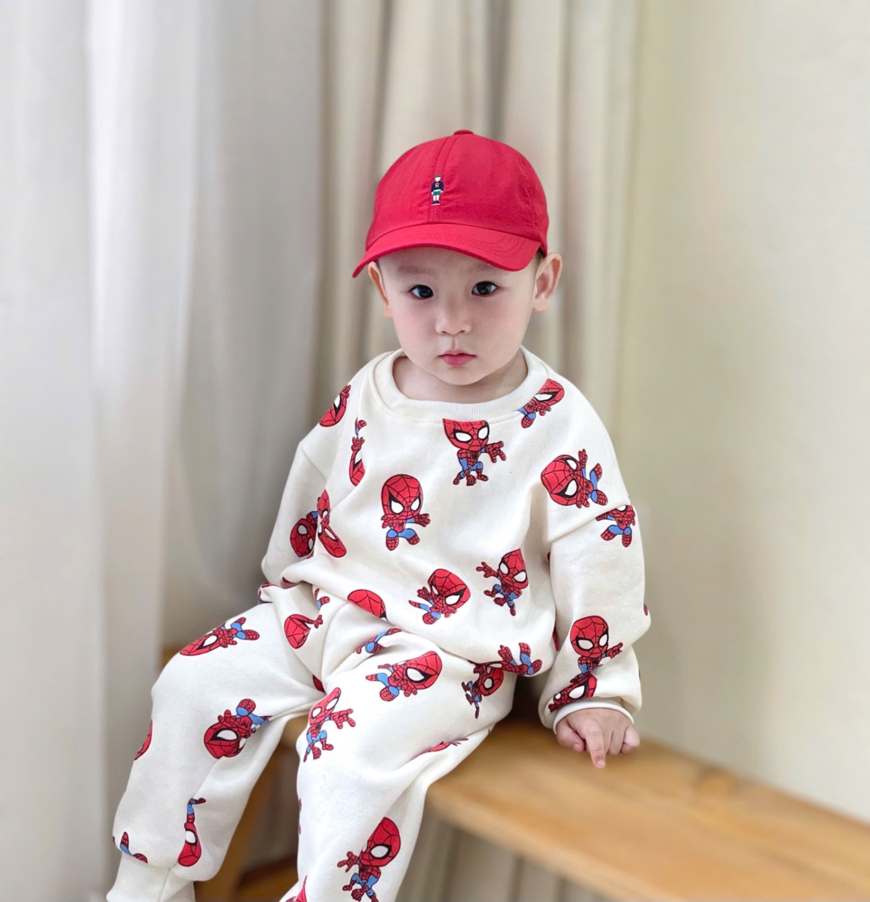 Set người nhện đỏ trắng