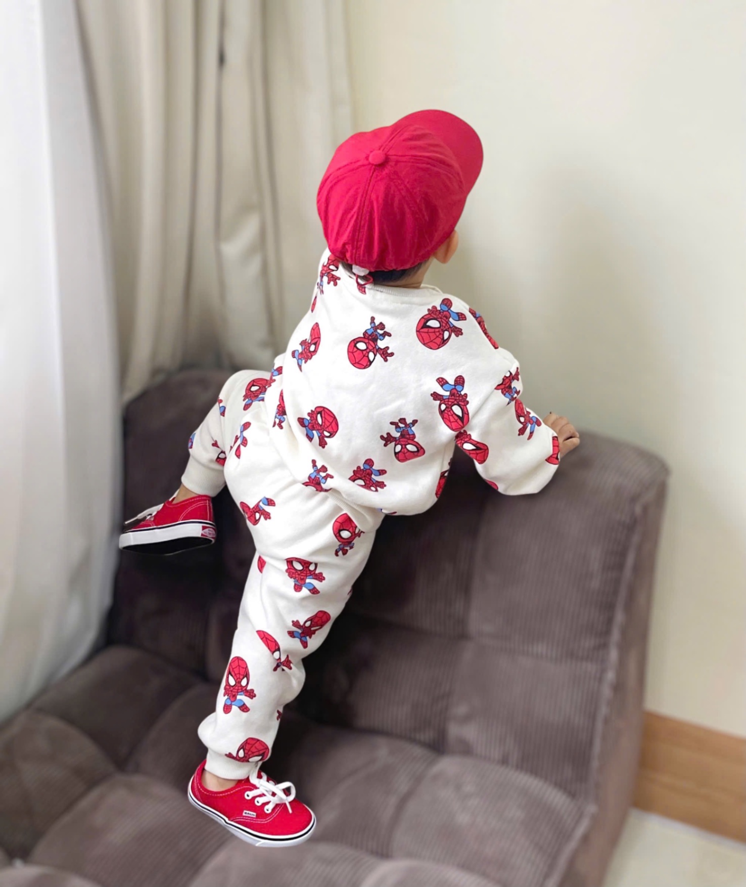 Set người nhện đỏ trắng