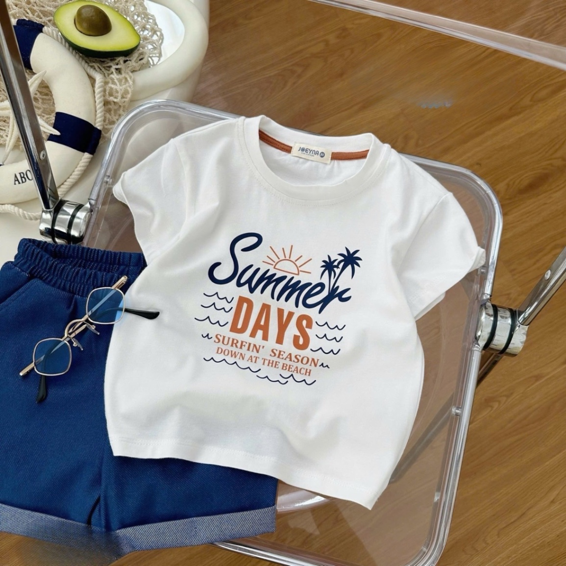 Set áo summer quần short giả bò(9/25kg)