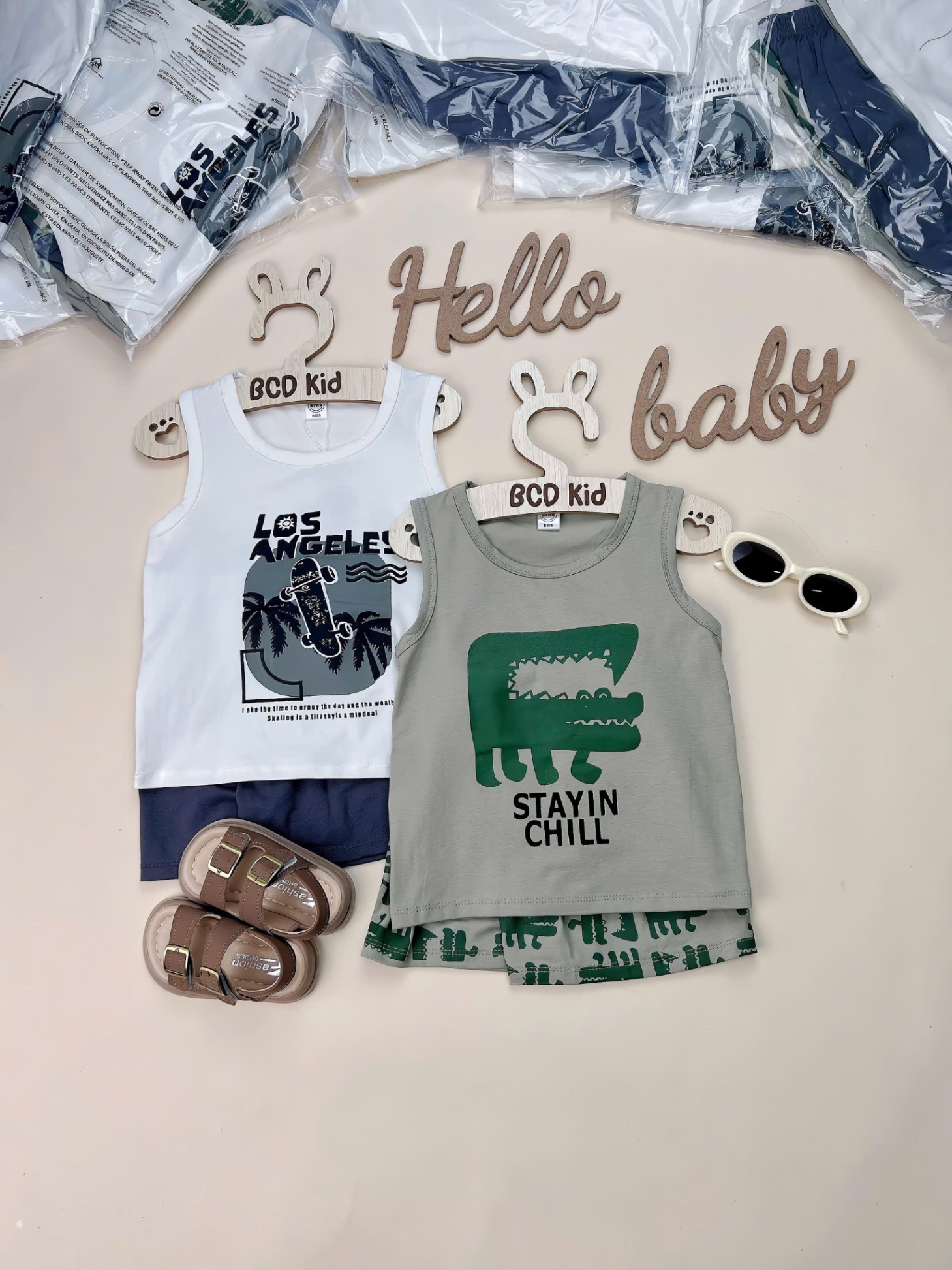 Set 2b 3 lỗ cute(6/26kg)