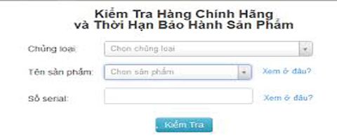 Cách kiểm tra sản phẩm chính hãng và bảo hành đơn giản nhất