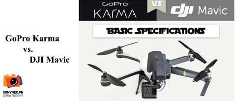 GoPro Karma vs DJI Mavic Pro: Kẻ 8 lạng người nửa cân