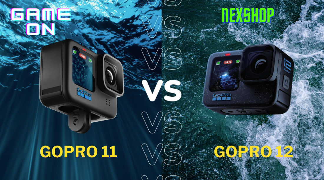 So sánh Gopro Hero 12 vs Gopro Hero 11 Black