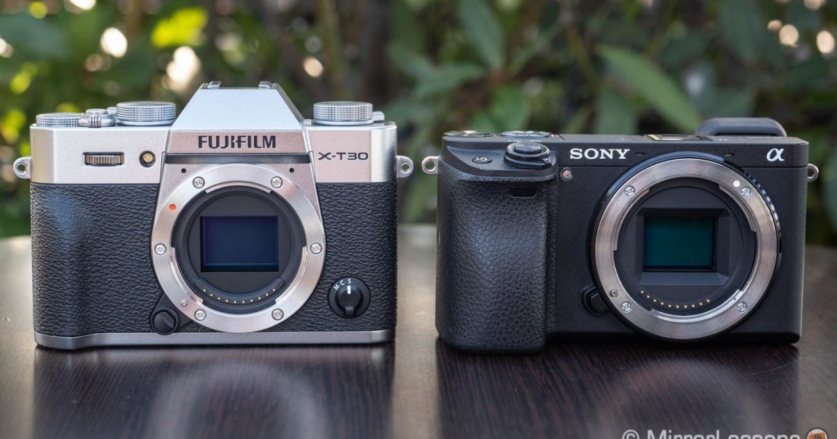 So sánh Sony A6400 và Fujifilm XT30 chi tiết NHẤT