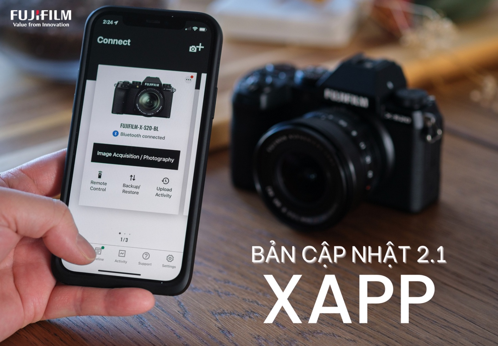 Ứng dụng XApp đã được nâng cấp lên phiên bản v2.1