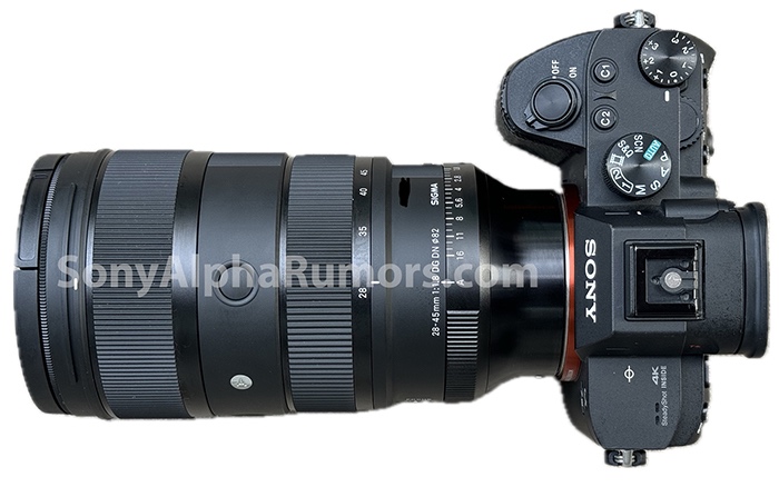 Ống kính zoom AF FF f/1.8 đầu tiên trên thế giới: Hình ảnh rò rỉ đầu tiên của ống kính Sigma 28-45mm f/1.8 mới