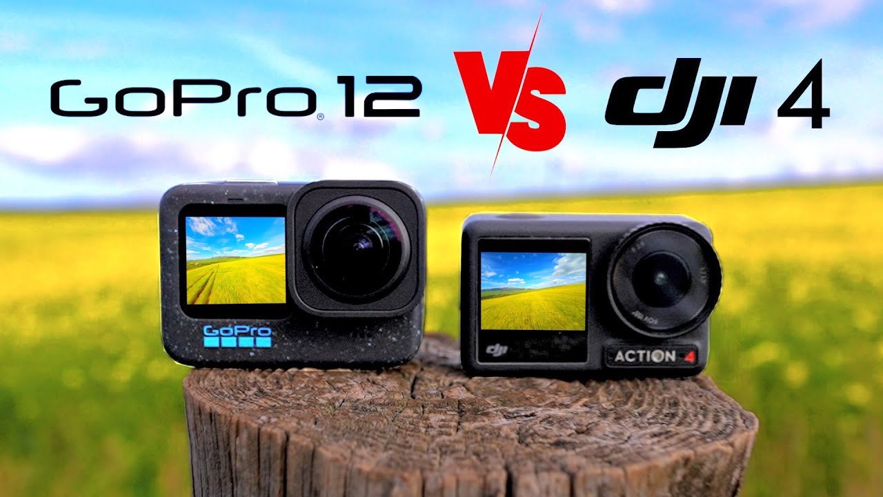 So sánh DJI Action 4 vs Gopro Hero 12 Black