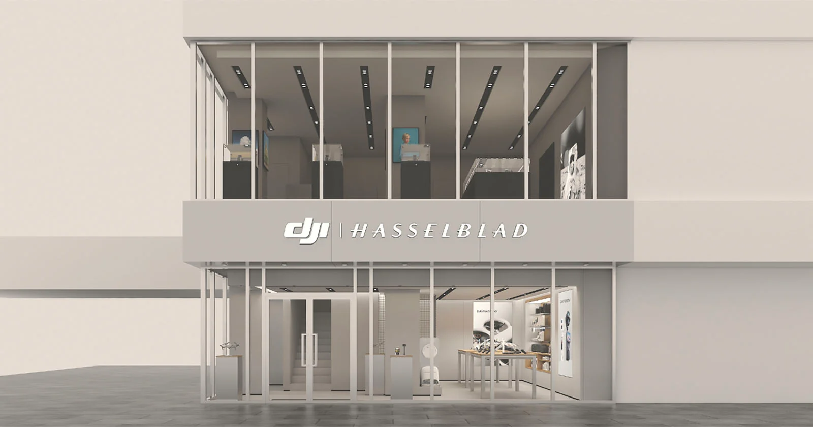 Không gian cửa hàng Flagship Store kết hợp DJI và Hasselblad tại Tokyo