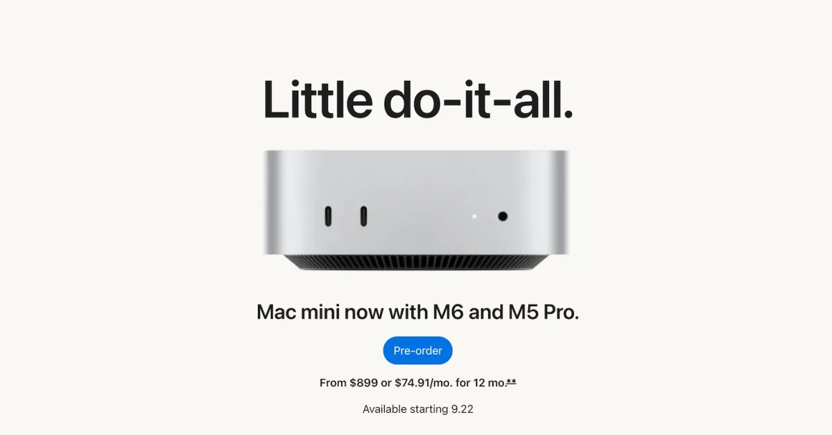 Đánh Giá Sức Mạnh Chip M6 & M5 Pro: Mac mini Mới Cho Dân Sáng Tạo Ảnh/Video
