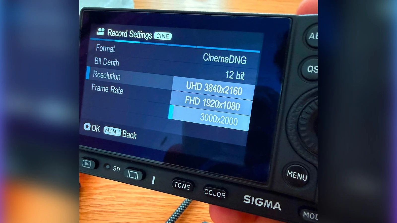 SIGMA fp Open-Gate Hack: Quay 3K CinemaDNG Full Sensor RAW - Hình 2