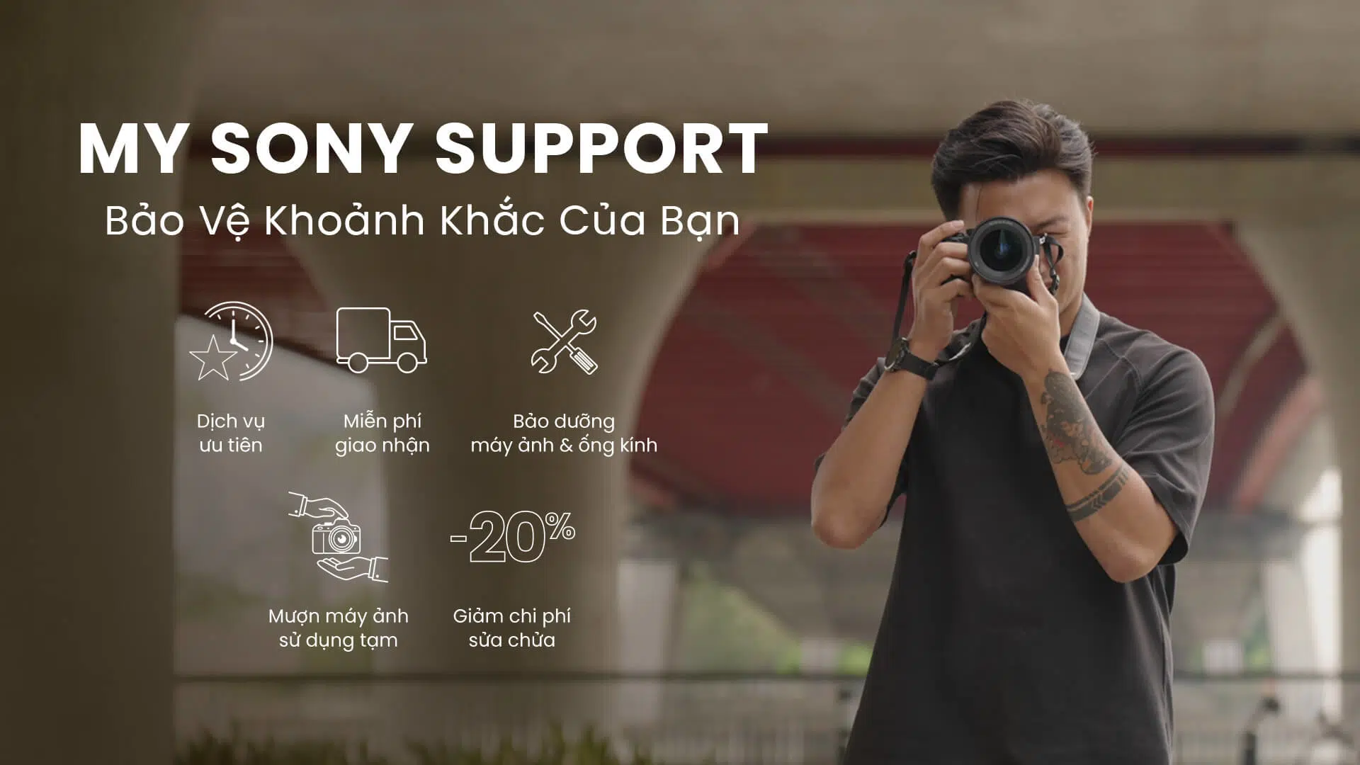 Đặc quyền bảo dưỡng và hỗ trợ kỹ thuật My Sony Support
