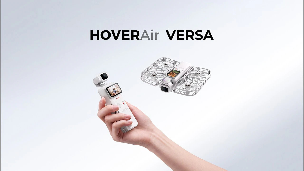 HoverAir Versa: Drone Tự Bay Kèm Gimbal Cầm Tay 2-in-1 Độc Đáo
