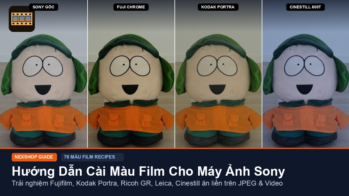 Hướng Dẫn Cài Đặt 76 Màu Film Cho Máy Ảnh Sony Với Recipe Lab