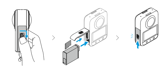Lắp pin dung lượng cao và thẻ nhớ microSD chuẩn tốc độ cao