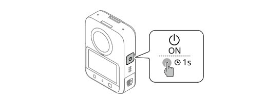 Giao diện màn hình cảm ứng kép trước sau của camera