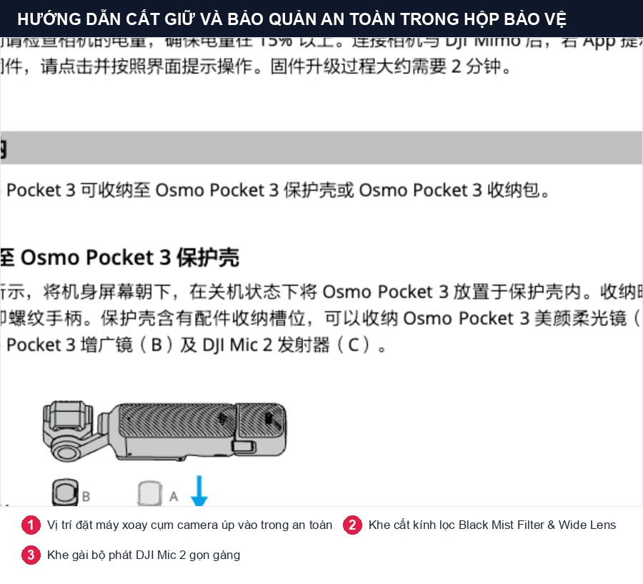 Hướng dẫn cất giữ và bảo quản an toàn trong hộp bảo vệ