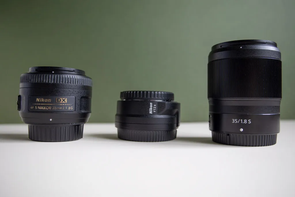 Bộ chuyển đổi ngàm Nikon FTZ kết nối ống kính ngàm F và thân máy ngàm Z