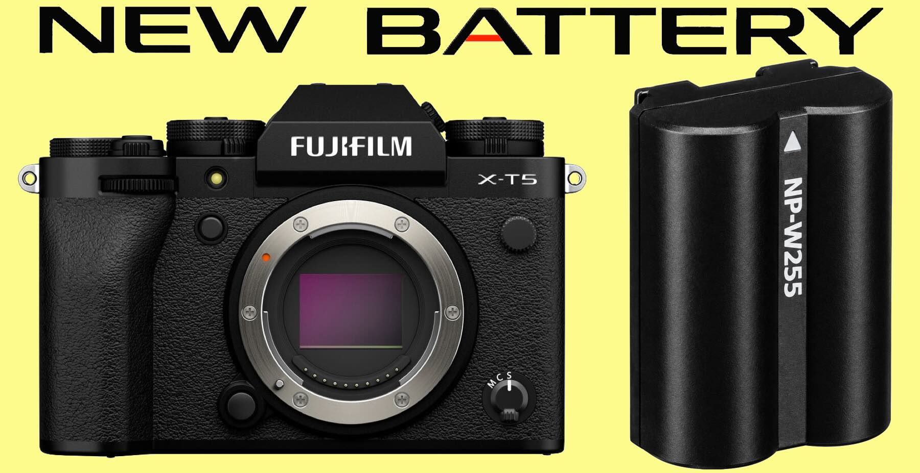 Pin máy ảnh Fujifilm NP-W255 thế hệ mới dành cho máy ảnh Fujifilm X-T6 và các dòng máy đời trước