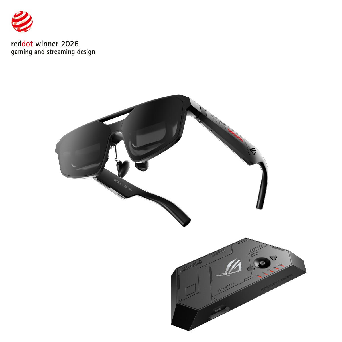 ROG XREAL R1: chọn nguồn hình và âm thanh trên Control Dock