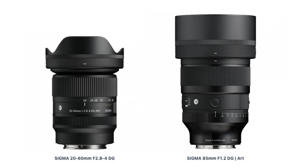 Ra Mắt Bộ Đôi Sigma 85mm F1.2 DG Art & 20-60mm F2.8-4 DG: Đột Phá Quang Học Mới