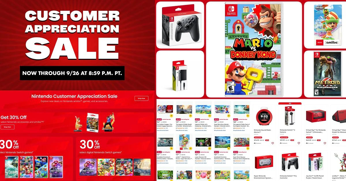 Sale Nintendo: Săn Deal Game Switch & Amiibo Giá Rẻ Nhất