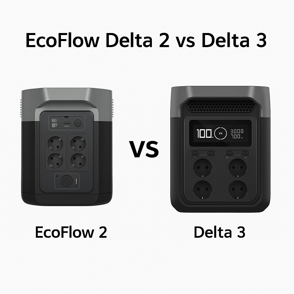 So sánh nhanh EcoFlow Delta 2 vs Delta 3
