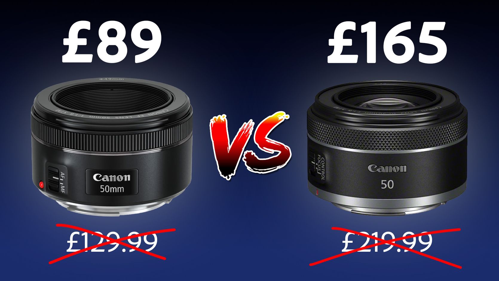 Canon RF 50mm f/1.8 vs EF 50mm f/1.8: So sánh nên mua phiên bản nào?