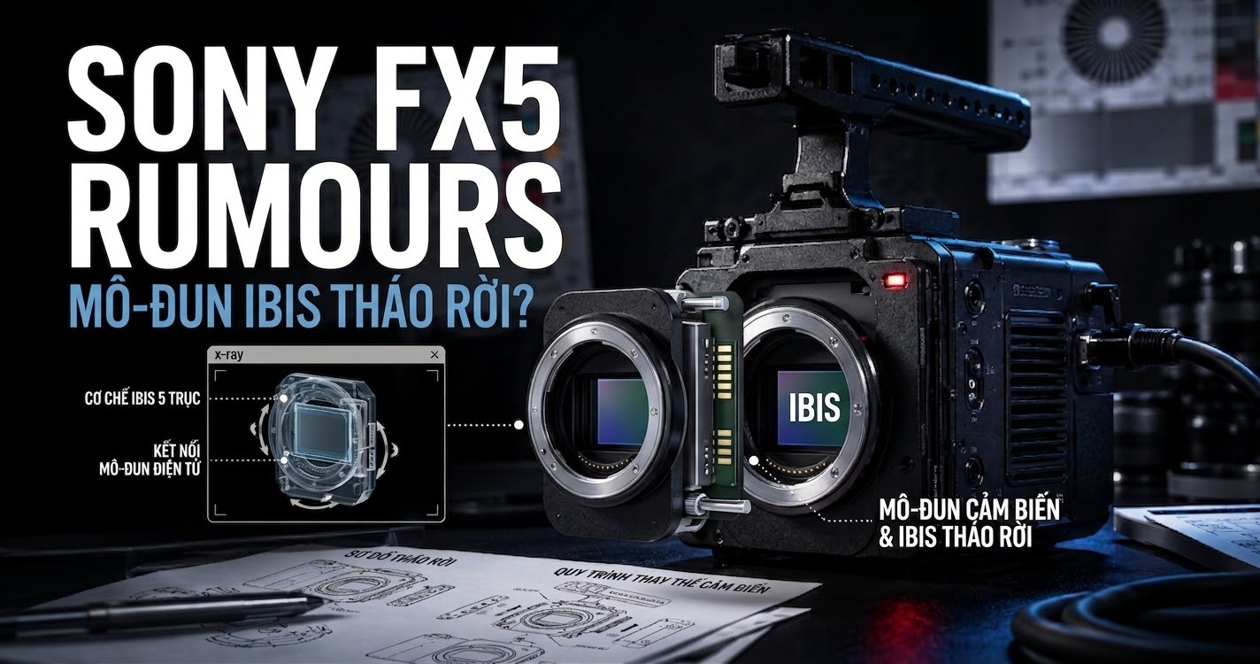Sony FX5: Lý Do IBIS Có Thể Tháo Rời Và Ứng Dụng Trong Quay Phim