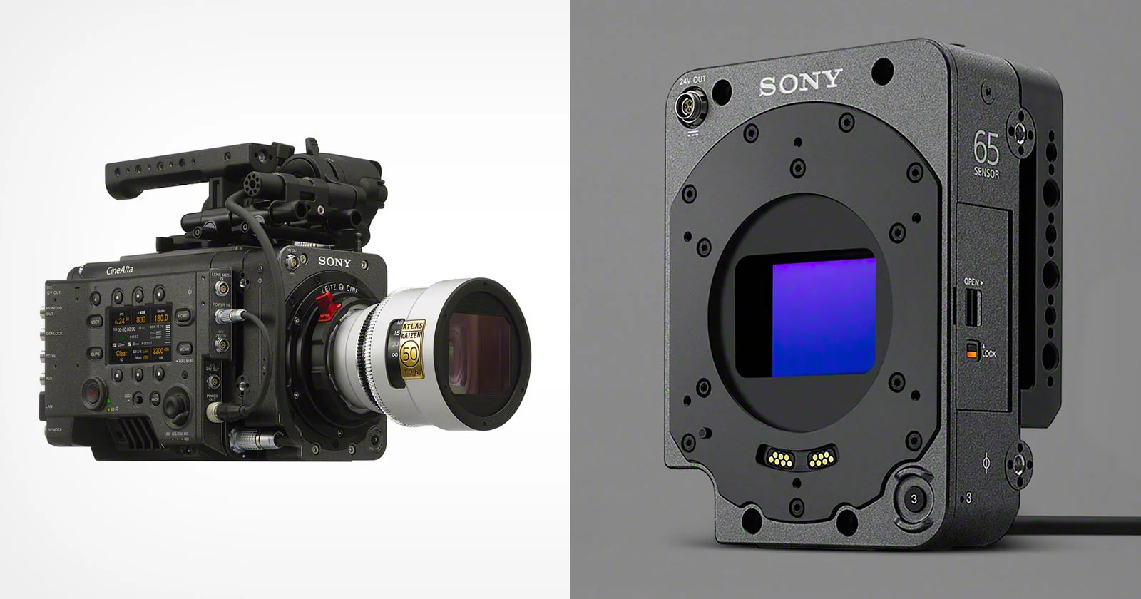 Sony Rialto 65 hệ thống mở rộng camera 65mm chuyên nghiệp dành cho Venice 2