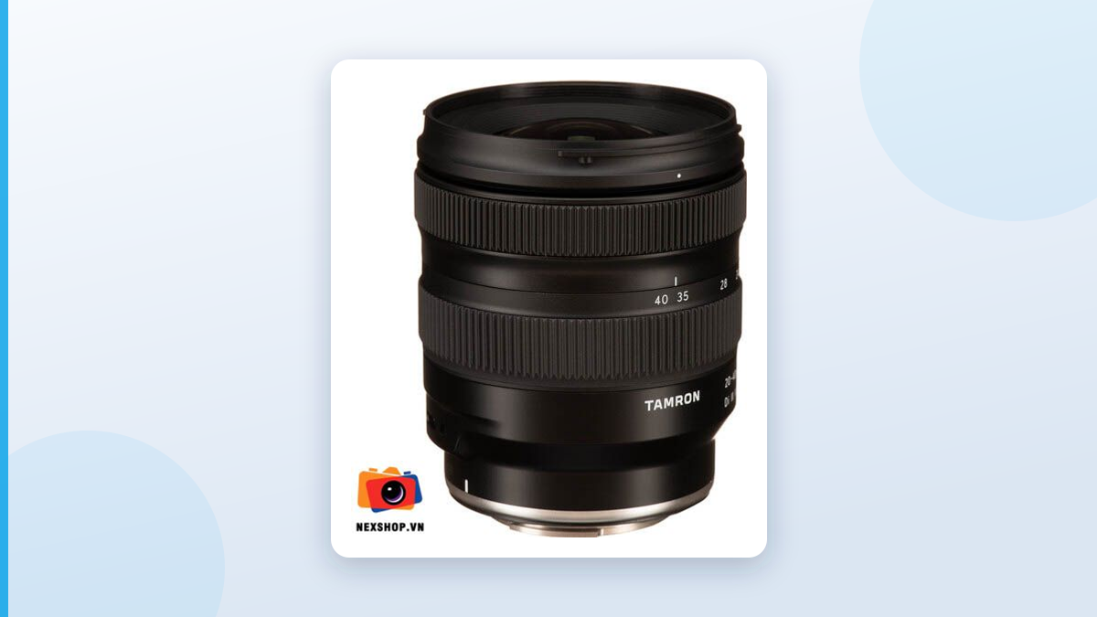 Tamron Công bố bộ 3 ống kính Tamron dành cho máy Sony E