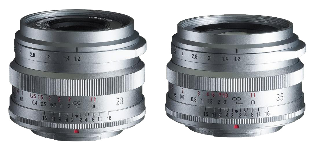 Bộ đôi ống kính Voigtländer NOKTON 23mm F1.2 và 35mm F1.2 phiên bản Bạc ngàm Fujifilm X