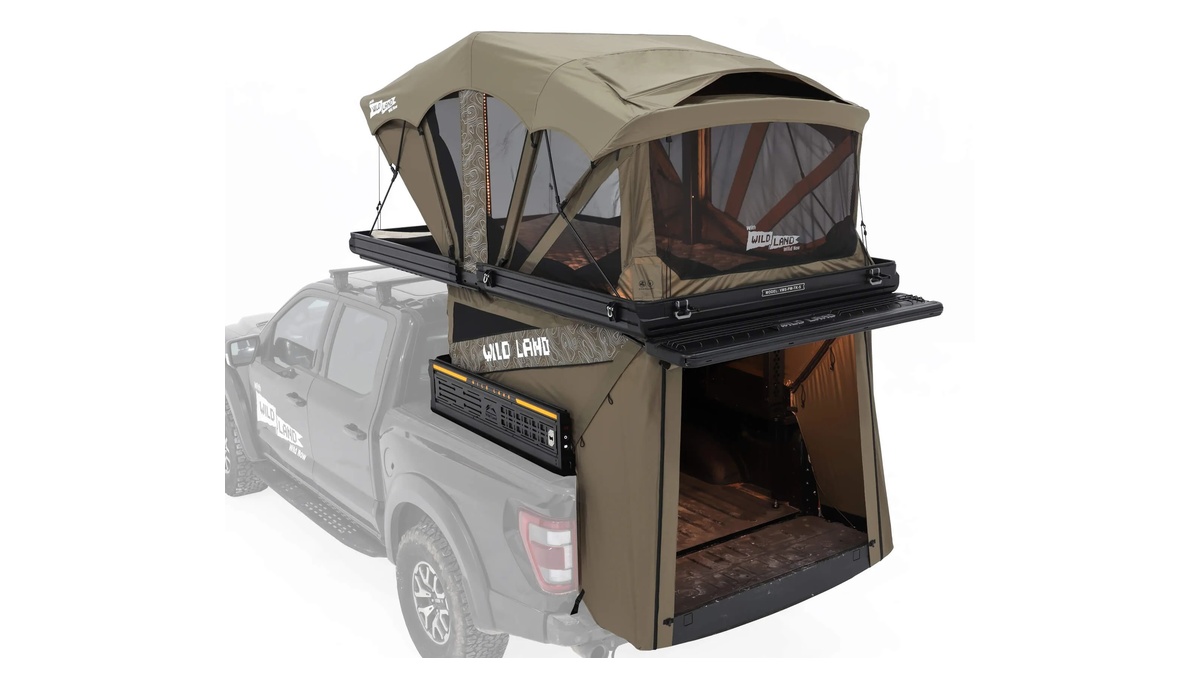 Wild Land Pickupmate Trunk: Thùng Lều 2 Tầng Tự Động Cho Bán Tải