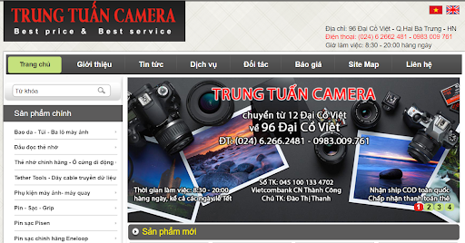 Camera Trung Tuấn- Phụ kiện máy ảnh Hà Nội