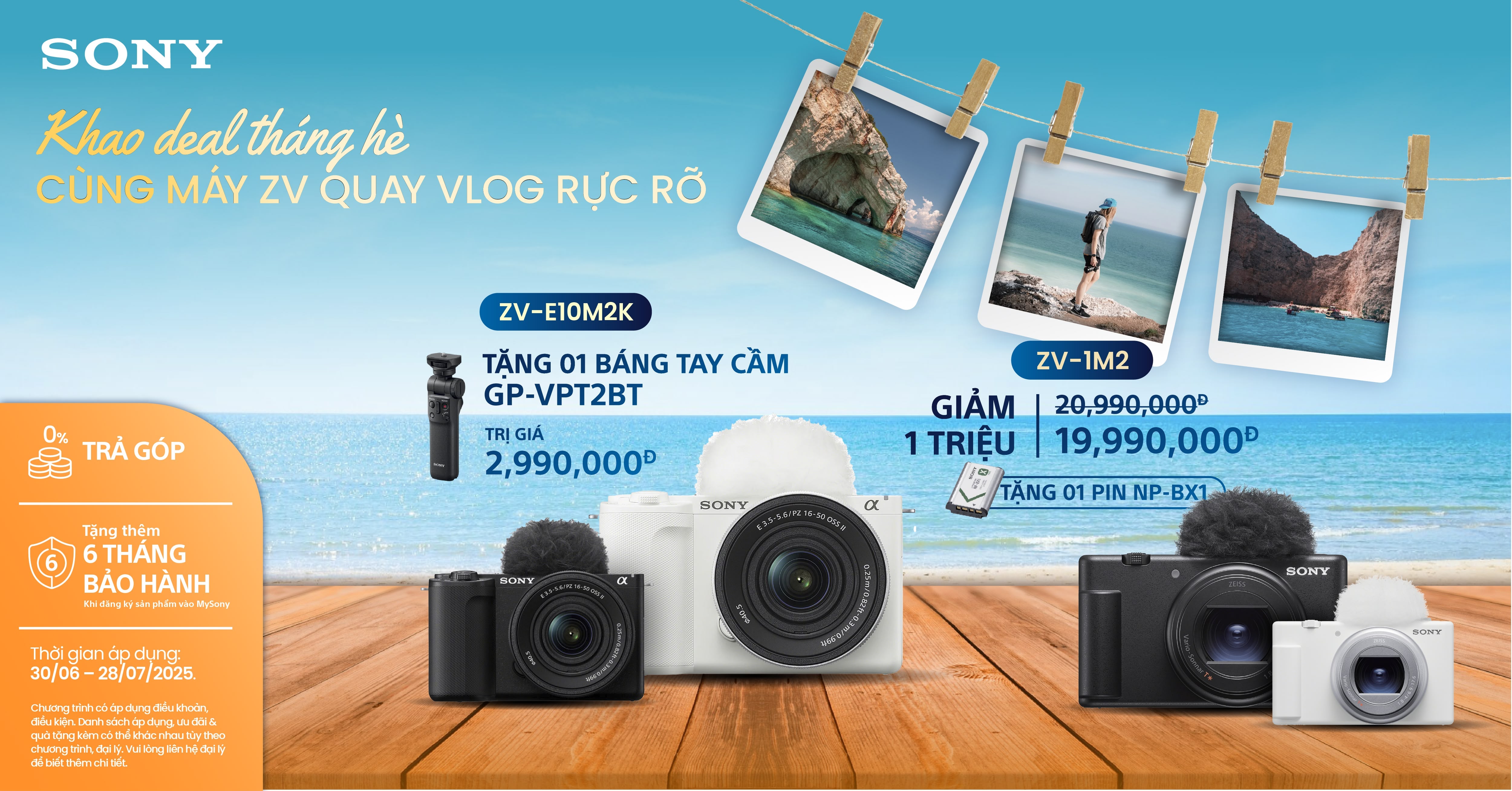 Banner tháng 7 vlog