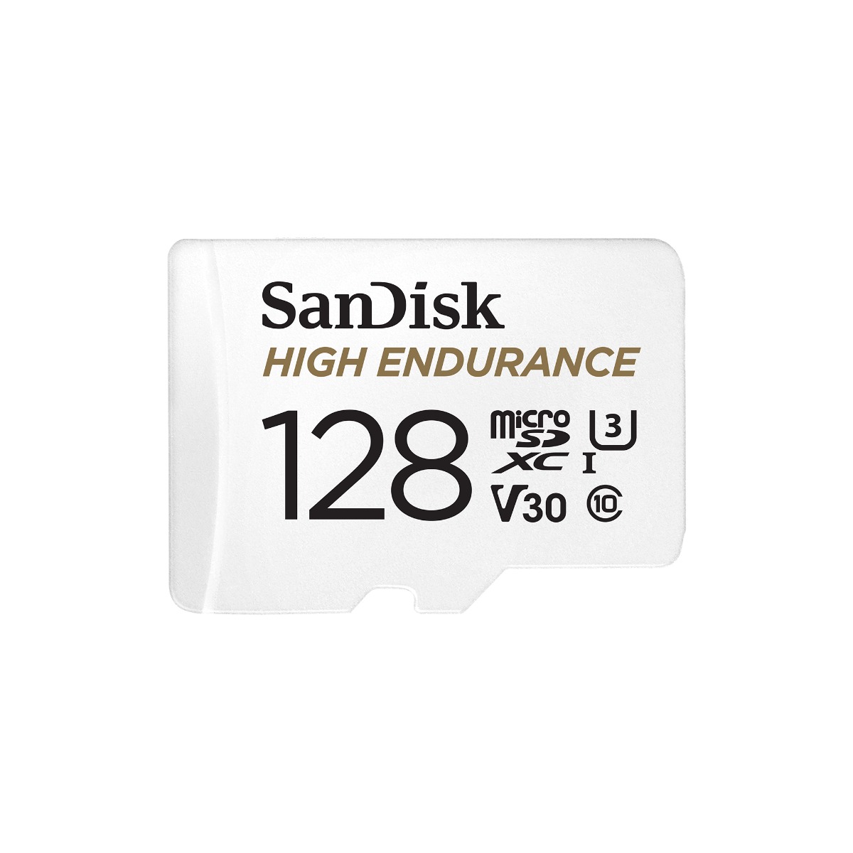 128Gb Thẻ nhớ SanDiskHigh Endurance microSDXC™, UHS-I, C10, U3, V30, 100MB/s R, 40MB/s W, 10,000Hrs, SD adaptor