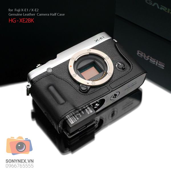 Bao da Fuji X-E1/X-E2 Đen | Gariz | Hàng nhập khẩu | Chính hãng — ảnh 1