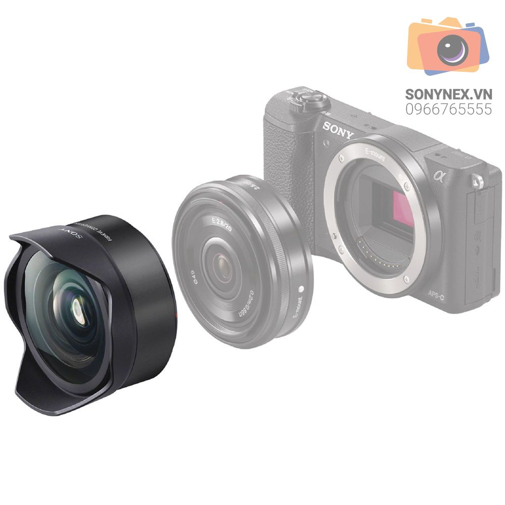 Sony Fisheye Converter | Chuyển đổi góc rộng | Chính hãng - cấu hình hộp sạc
