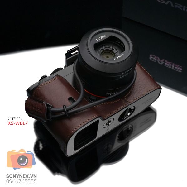 Bao da Sony A7/A7R/A7S Nâu đậm | Gariz | Nhập khẩu chính hãng - thiết kế và phụ kiện