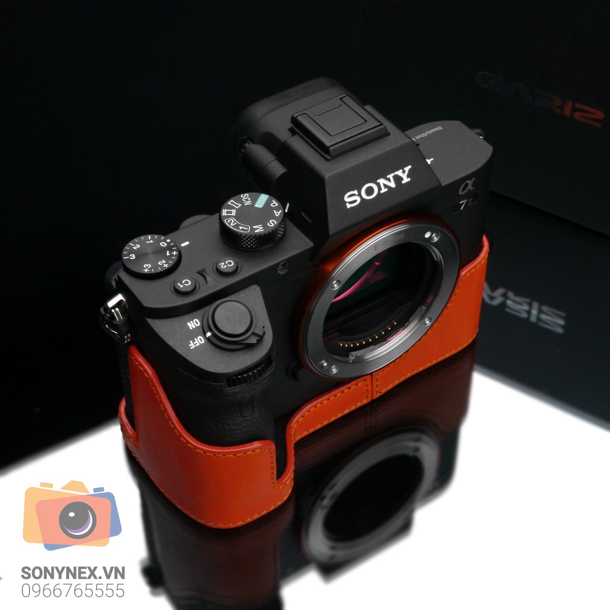 Bao da Sony A7 II/A7R II Da Cam | Gariz | Hàng Nhập khẩu